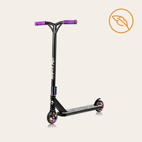 Trottinette acrobatique whizz jusqu’à 100 kg avec guidon large et roulements abec-9 Black carbon multicolor 6 - vertbaudet enfant 