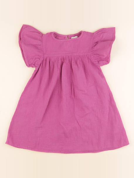 Robe - 7 ans Violet 1 - vertbaudet enfant 