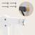 Barrière de sécurité bébé truus slim 75-105 cm à fixation par pression sans perçage Grey+White 9 - vertbaudet enfant 