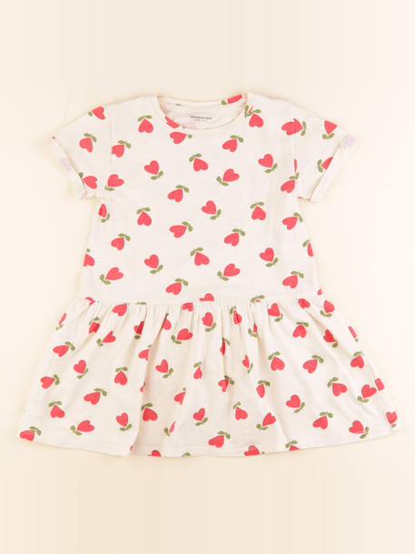 Robe - 5 ans Beige, rouge 1 - vertbaudet enfant 