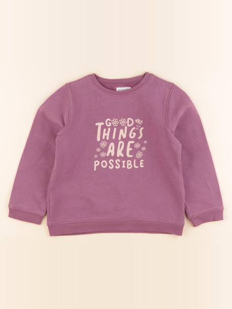 Sweat - 5 ans Violet 1 - vertbaudet enfant 