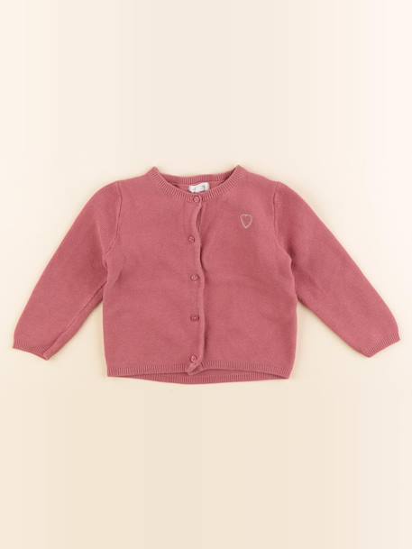 Gilet - 12 mois Rose 1 - vertbaudet enfant 