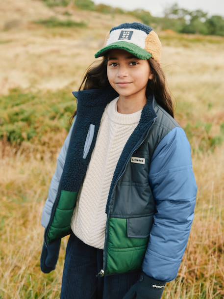 Veste Franka réversible marine+rose 7 - vertbaudet enfant 