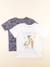 Lot de 2 tee-shirts - 8 ans Blanc, bleu 1 - vertbaudet enfant 