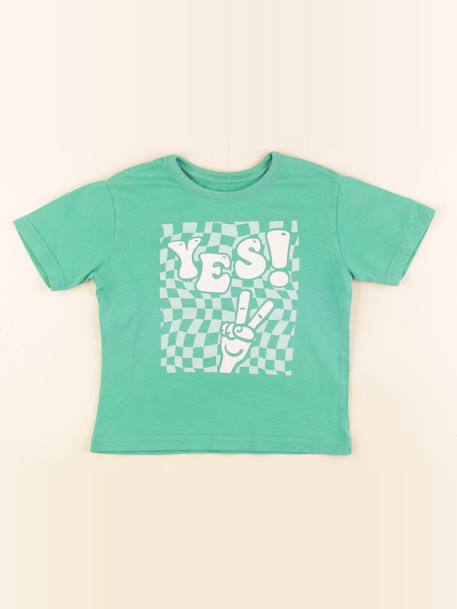 Tee-shirt - 4 ans Vert 1 - vertbaudet enfant 