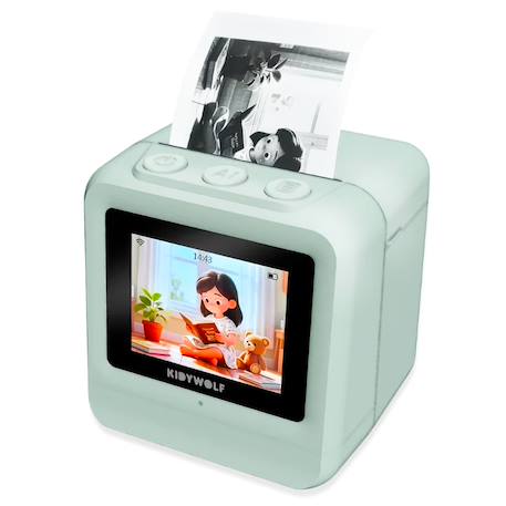 Imprimante ia instantanée sans encre enfant kidyprinter ai Vert 1 - vertbaudet enfant 