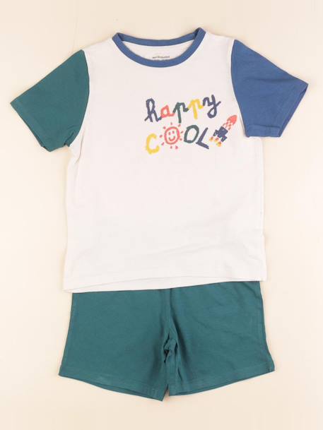 Pyjama coton - 5 ans Vert 1 - vertbaudet enfant 