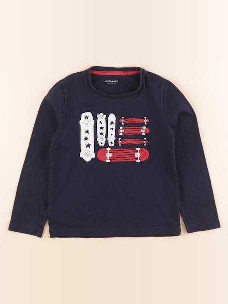 Tee-shirt - 4 ans Bleu 1 - vertbaudet enfant 