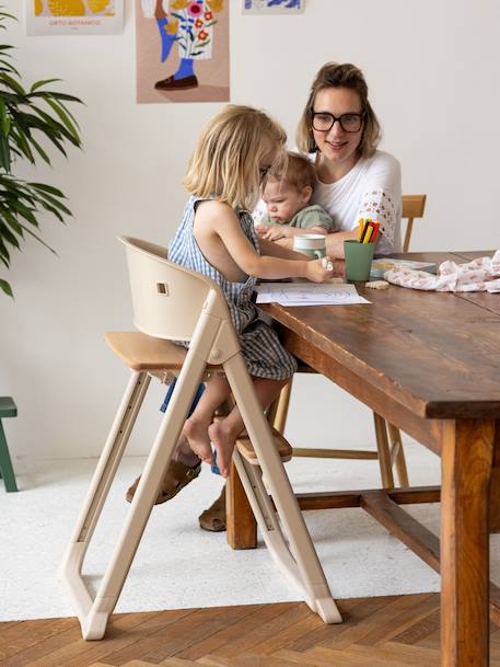 Chaise haute Evoclick 5 en 1 sable 4 - vertbaudet enfant 