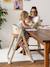 Chaise haute Evoclick 5 en 1 sable 4 - vertbaudet enfant 