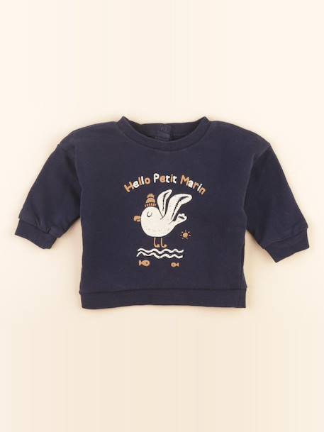 Sweat - 6 mois Bleu 1 - vertbaudet enfant 