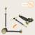 Trottinette enfant 3 roues jessy avec roues lumineuses et hauteur réglable Grey brown+Grey green+Pink rose 12 - vertbaudet enfant 