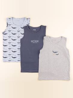 Seconde main-Garçon-Lot de 3 maillots de corps - 8 ans