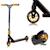 Trottinette acrobatique whizz avec guidon large et roulements abec-9 Black carbon yellow+Green lime black 1 - vertbaudet enfant 
