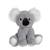 Peluche - les amis floppy koala - 30 cm Gris 1 - vertbaudet enfant 