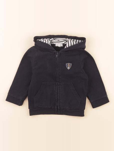 Sweat - 12 mois Bleu 1 - vertbaudet enfant 