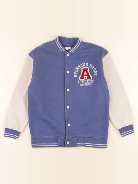Veste imprimé au dos - 10 ans Beige, bleu 1 - vertbaudet enfant 