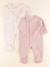Lot de 2 pyjamas velours - 6 mois Rose 1 - vertbaudet enfant 