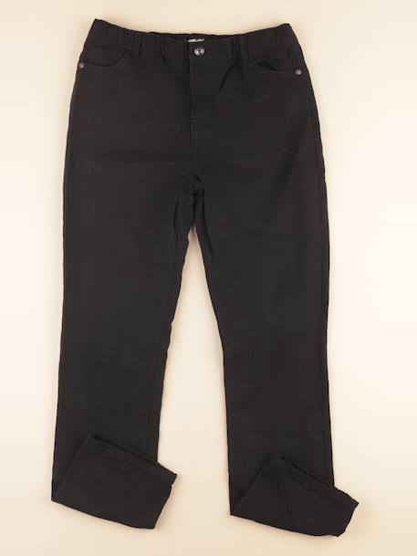 Pantalon doublé - 14 ans Noir 1 - vertbaudet enfant 