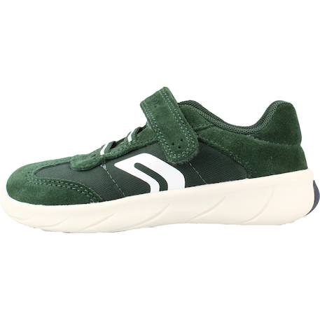 Baskets enfant garçon en cuir Bleu cb41z+Vert c3p1z 8 - vertbaudet enfant 