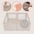 Grand parc bébé florence easy fold avec pliage rapide et sac de transport Beige sand+Grey graphite 6 - vertbaudet enfant 