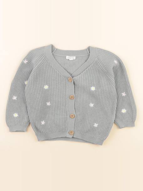 Gilet - 12 mois Vert 1 - vertbaudet enfant 