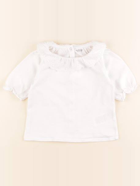 Tee-shirt - 36 mois Blanc 1 - vertbaudet enfant 