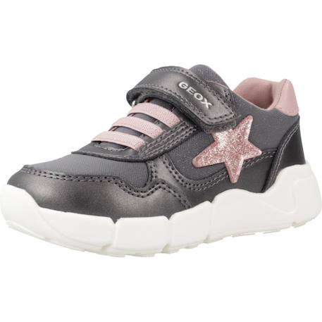 Baskets bébé fille Gris c9f8w+Rose c8217 4 - vertbaudet enfant 