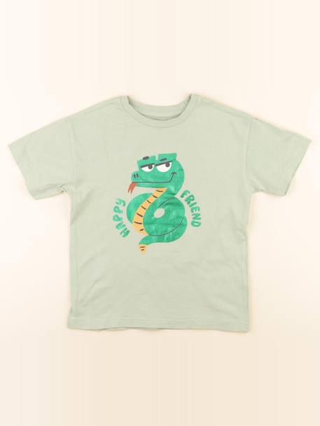 Tee-shirt - 8 ans Vert 1 - vertbaudet enfant 