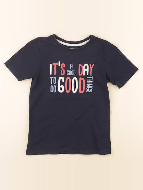 Tee-shirt - 8 ans Bleu 1 - vertbaudet enfant 