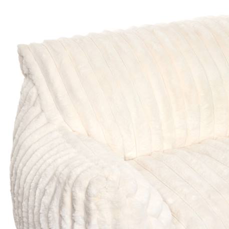 Canapé enfant 2 places velours côtelé Blanc 2 - vertbaudet enfant 