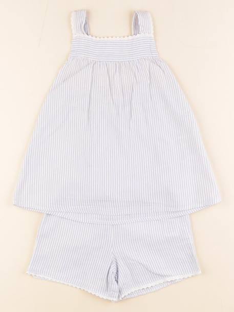 Pyjama coton - 4 ans Blanc, bleu 1 - vertbaudet enfant 