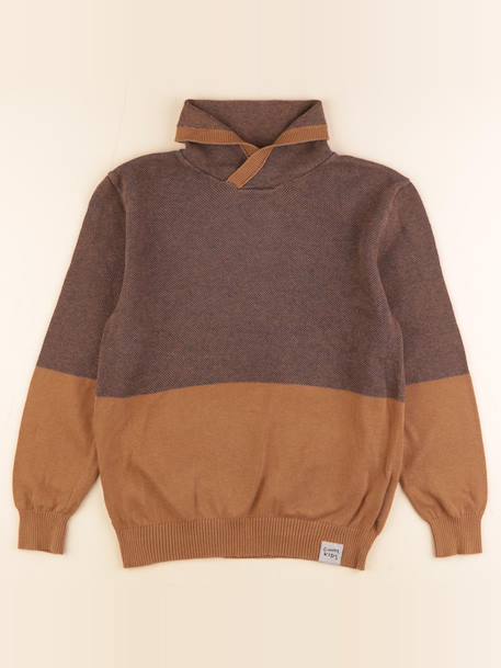 Pull - 14 ans Marron 1 - vertbaudet enfant 