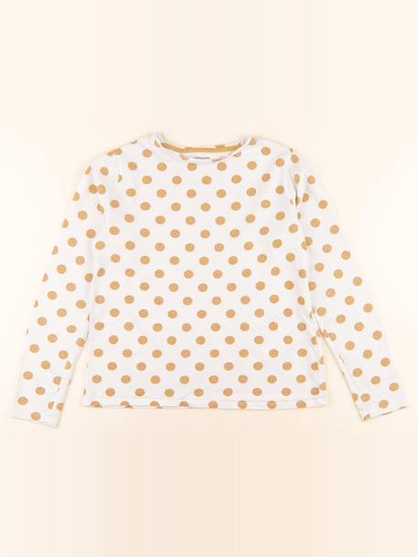 Tee-shirt - 12 ans Blanc, jaune 1 - vertbaudet enfant 