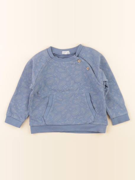 Sweat - 18 mois Bleu 1 - vertbaudet enfant 