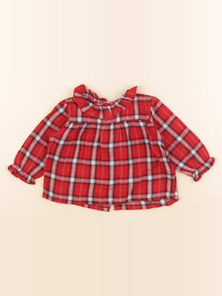 Blouse - 6 mois Rouge 1 - vertbaudet enfant 