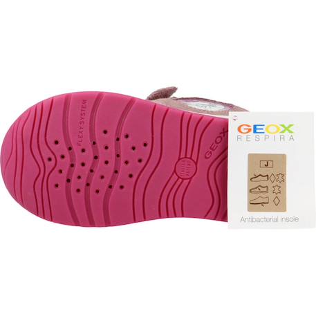 Derbies bébé fille en cuir Marron c1x2u+Rose c8j8n 12 - vertbaudet enfant 