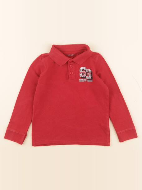 Polo - 5 ans Rouge 1 - vertbaudet enfant 