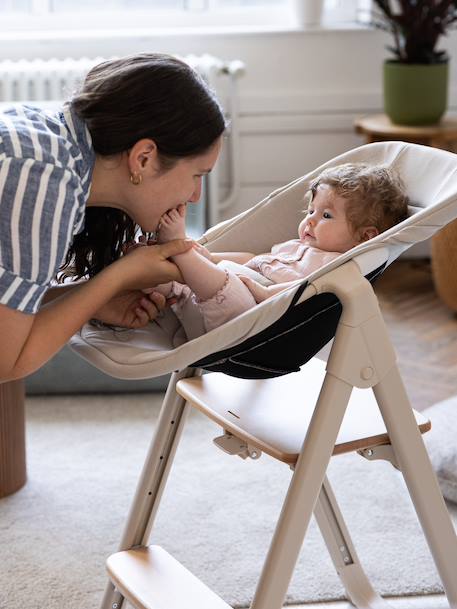 Chaise haute Evoclick 5 en 1 sable 6 - vertbaudet enfant 