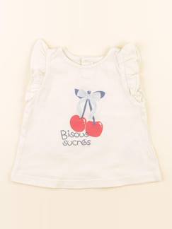 Seconde main-Fille-Tee-shirt - 3 mois
