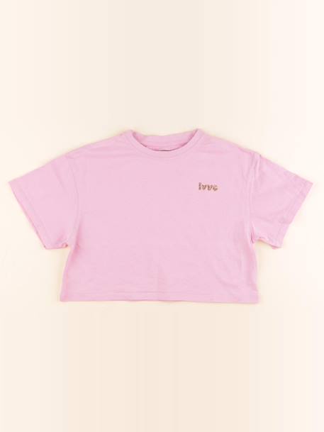Tee-shirt - 8 ans Rose 1 - vertbaudet enfant 