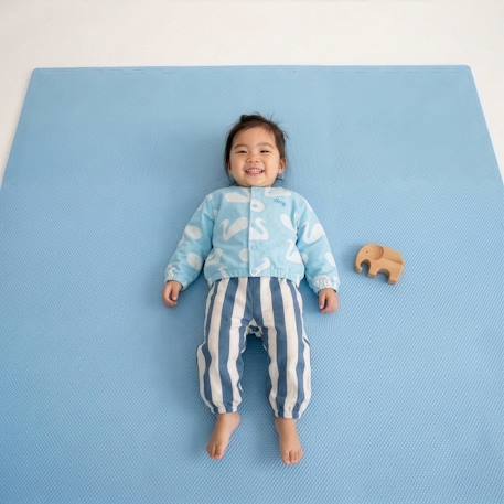 Tapis de Jeu Bébé et Enfant Classique Beige Clair+Bleu ardoise+Gris clair+Lilac+Rose+Vert 9 - vertbaudet enfant 