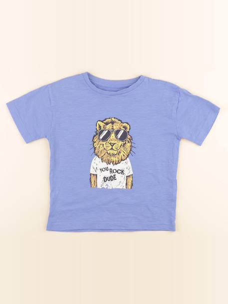 Tee-shirt - 4 ans Bleu 1 - vertbaudet enfant 