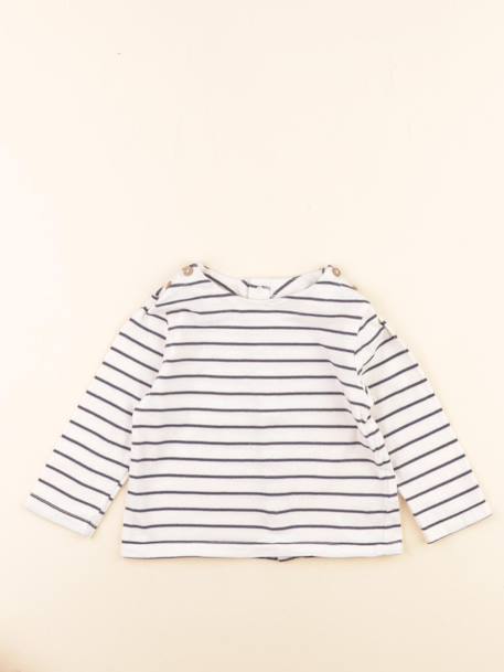 Tee-shirt - 12 mois Blanc 1 - vertbaudet enfant 