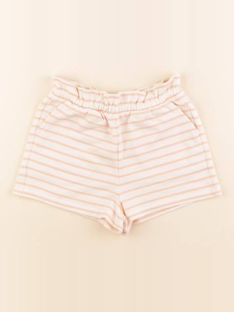 Short - 6 ans Beige, rose 1 - vertbaudet enfant 