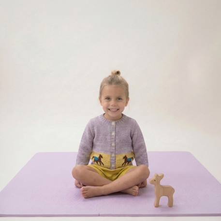 Tapis de Jeu Bébé et Enfant Classique Beige Clair+Bleu ardoise+Gris clair+Lilac+Rose+Vert 16 - vertbaudet enfant 