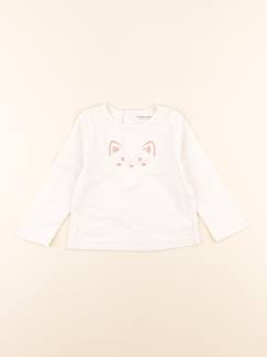 Seconde main-Fille-T-shirt, sous pull-Tee-shirt - 9 mois