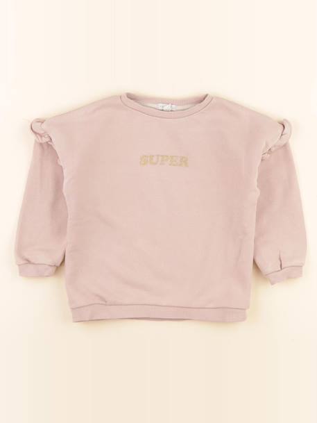 Sweat - 4 ans Rose 1 - vertbaudet enfant 