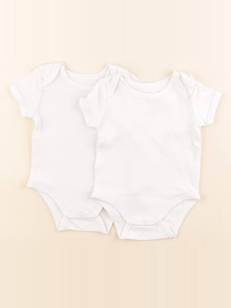Body - 3 mois Blanc 1 - vertbaudet enfant 