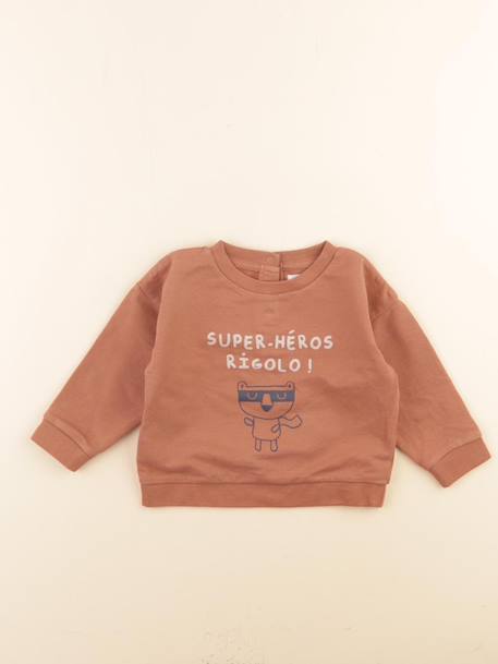 Sweat - 18 mois Marron 1 - vertbaudet enfant 